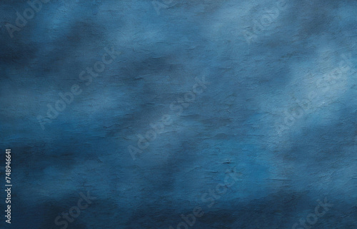 with jeans blue dark gradient background seamless wall texture, impressionism art background
