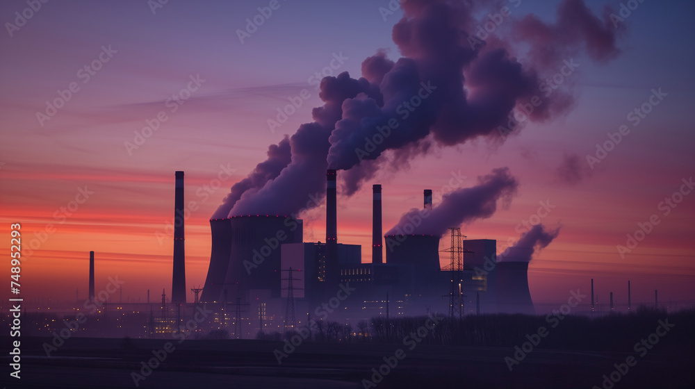 smoke pollution factory industry