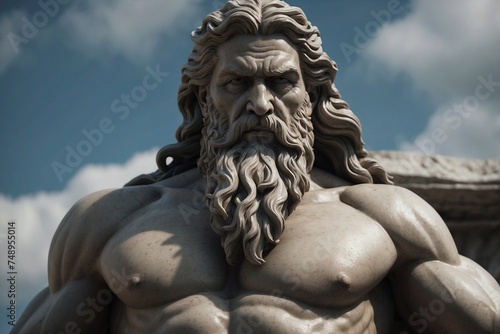 Statue of a man, marble sculpture