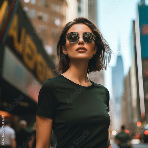 portrait of a woman in sunglasses