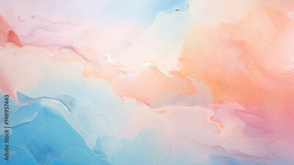 Abstract colorful texture resembling marble - Gentle swirls of pastel colors create a soothing abstract background resembling marble or fluid art