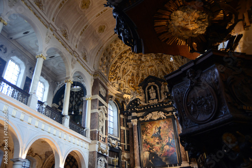 Carolus Borromeus Church in Antwerp, Belgium photo