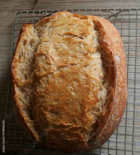 fresh baked sourdough breat sauerteigbrot