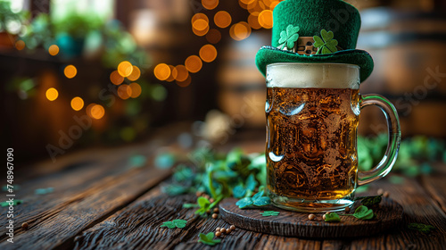 Drink on St. Patrick's Day Shamrock