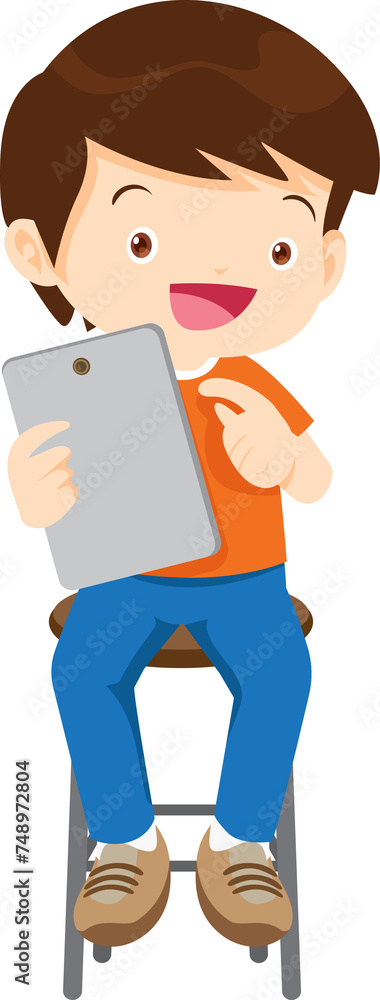 child sitting use gadget Mobile and laptop child sitting use gadget Mobile and laptop
