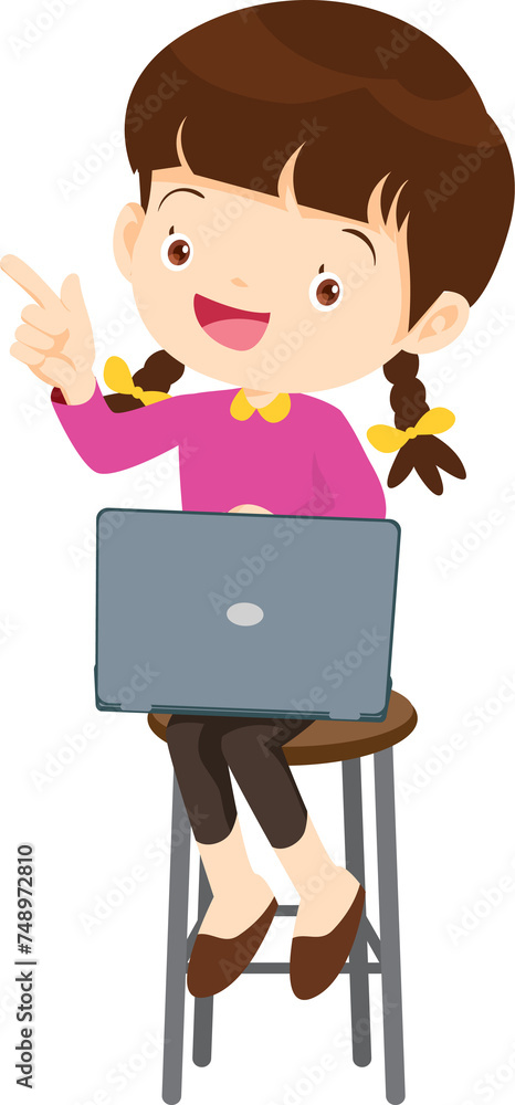 child sitting use gadget Mobile and laptop child sitting use gadget Mobile and laptop