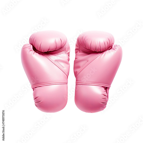pink boxing gloves isolated © Buse