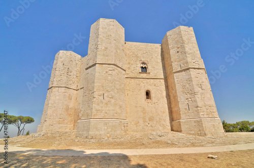 Castel del Monte situated on a hill in Andria in the Apulia region of southeast Italy.