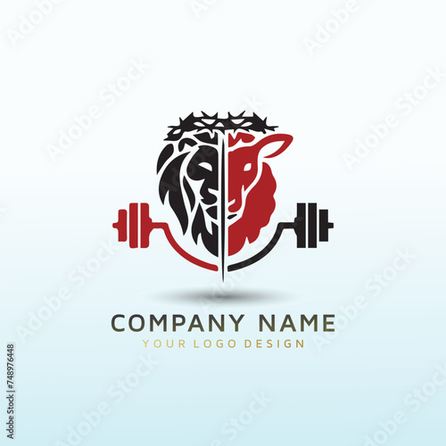 gym logo for high end business and entrepreneur individuals photo