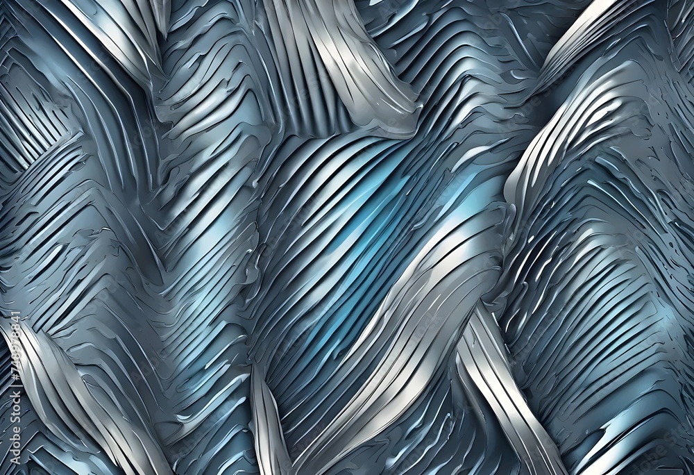 Abstract Metallic Waves Texture To further creative work
