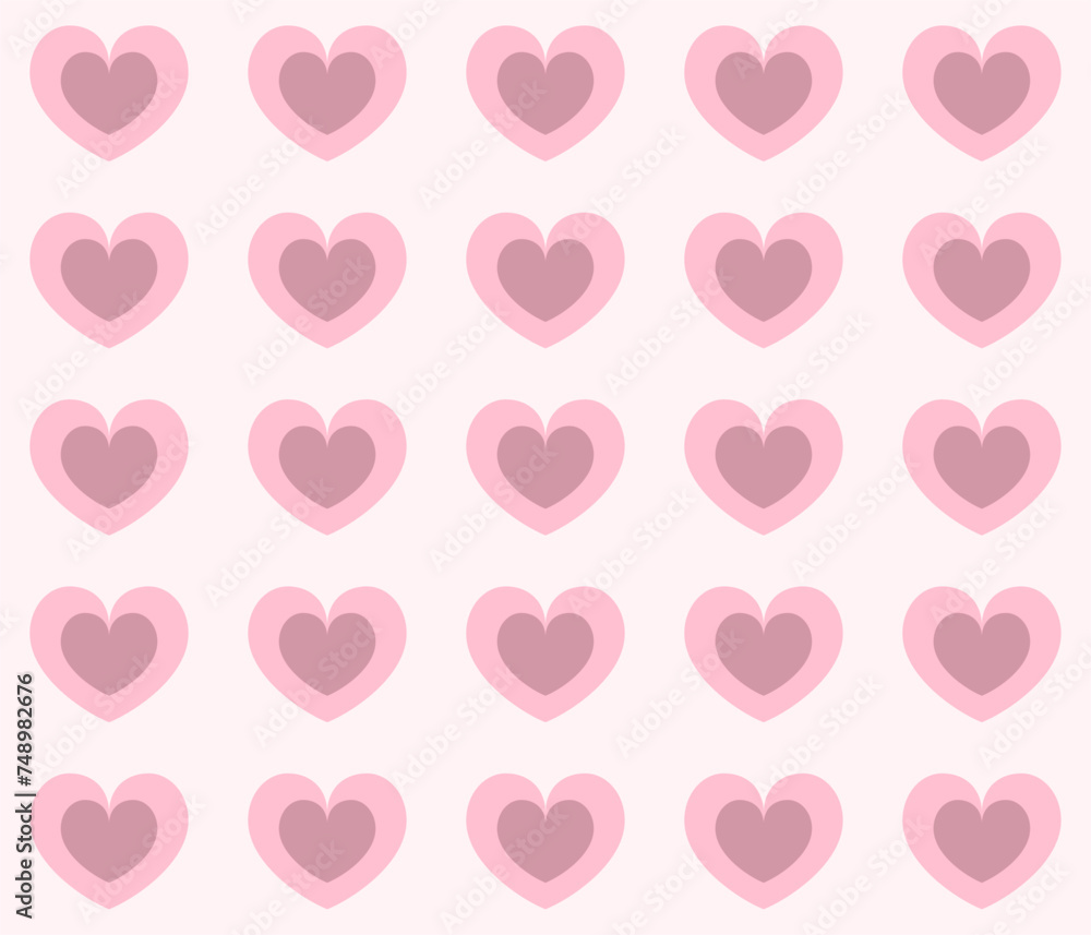 Simple pretty hearts pink violet Simple pretty hearts pink violet