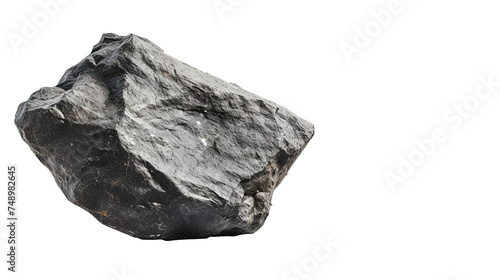 Falling Rock isolated on white or transparent background