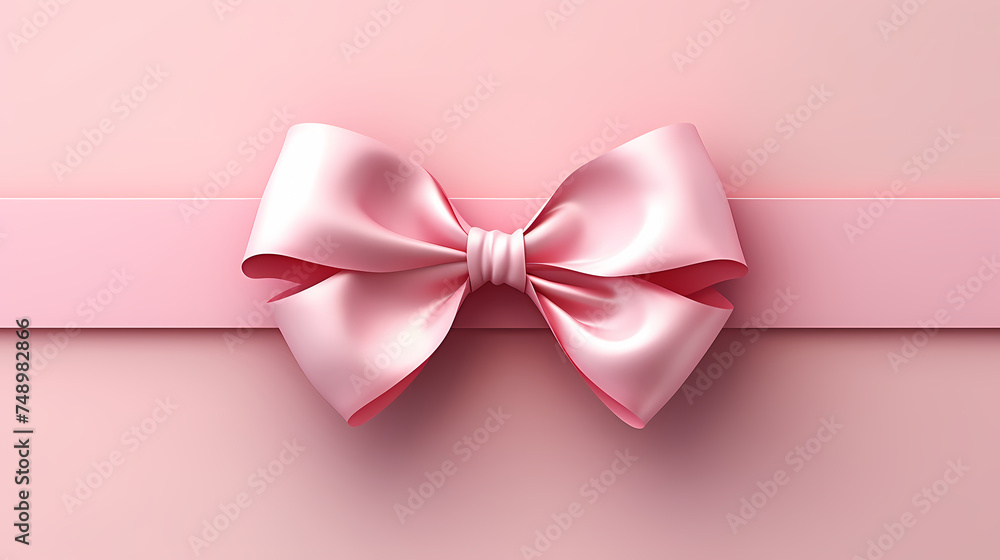 Beautiful gift ribbon, satin ribbon background