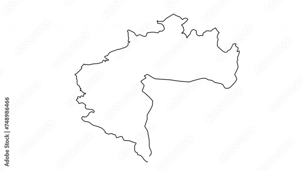 Animated sketch of Biskra map in Algeria Animated sketch of Biskra map in Algeria