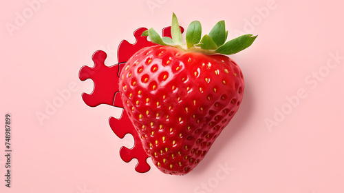 Strawberry Jigsaw Delight