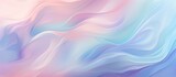 The background features soft pastel colors of blue and pink with wavy lines creating a gentle and calming ambiance. The wavy lines add movement and depth to the abstract background.