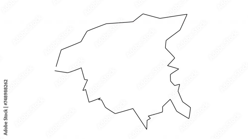 animated sketch of the Chlef map of algeria animated sketch of the Chlef map of algeria