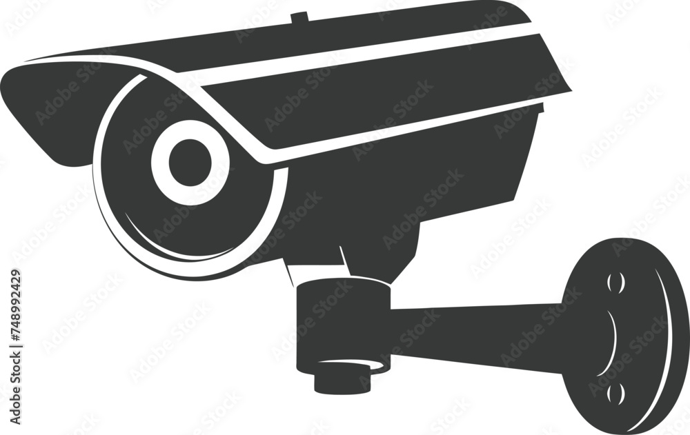 Silhouette cctv device black color only Silhouette cctv device black color only