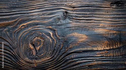 Close Up View of Wood Plank