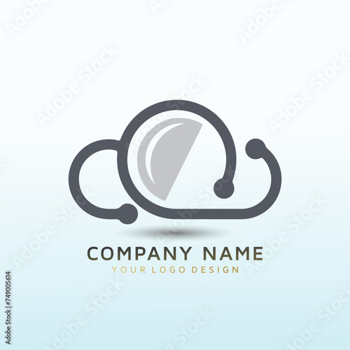 cloud consulting company logo design