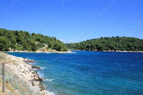 sea and nature in Valdarke, island Losinj, Croatia