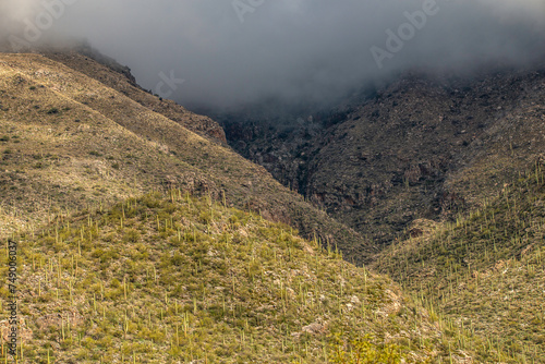 Mt Lemmon in Tucson Arizona on a stormy day.