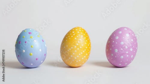 Easter eggs colored.