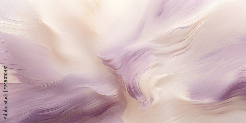 An abstract blur of lavender and cream colors with a grainy texture on a white background. generative AI An abstract blur of lavender and cream colors with a grainy texture on a white background. generative AI