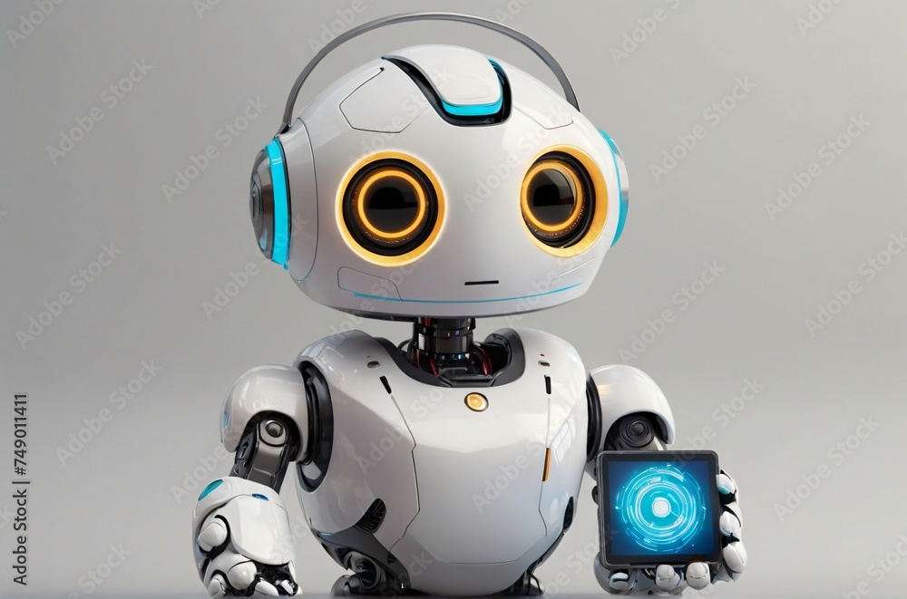 3d Robot Small Cute Future Science Fiction Technology 3d Robot Small Cute Future Science Fiction Technology