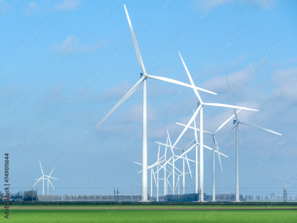 Windturbines in Flevoland Windturbines in Flevoland