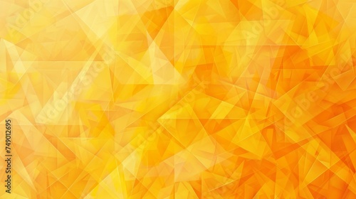 Yellow Abstract Pattern - Triangle and Square pattern in yellow and orange colors