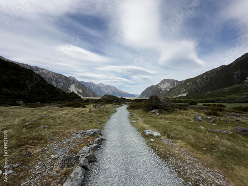 Pathway, Mt Cook National Park, New Zealand