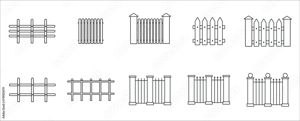 fence linear set fence linear set