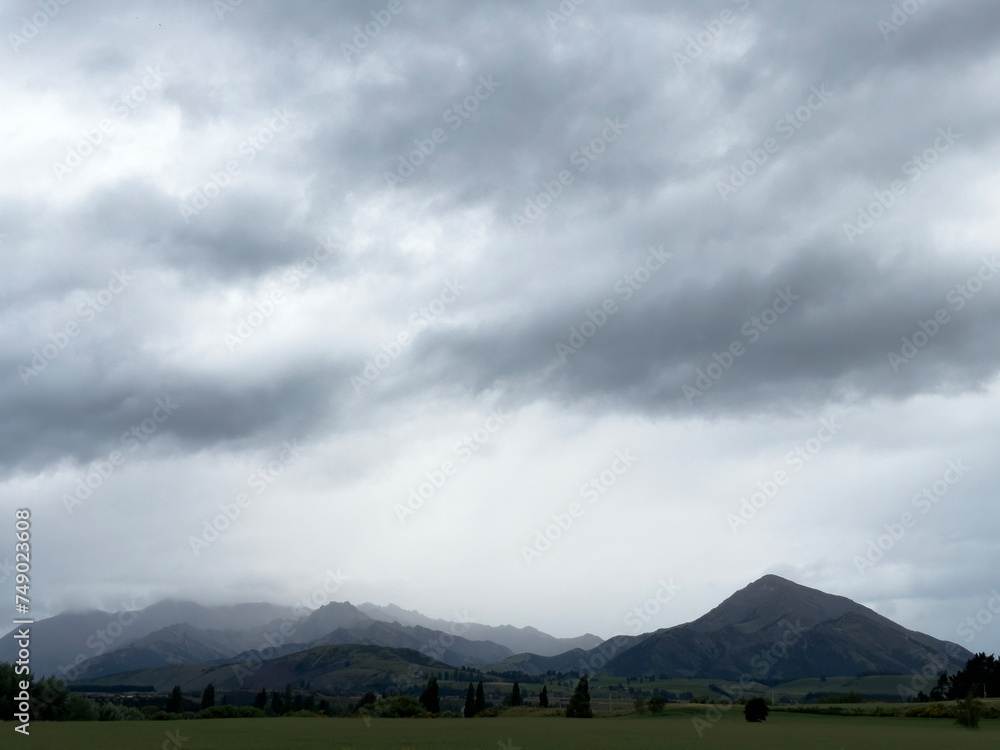 Fototapeta premium Otago hills, South Island, New Zealand