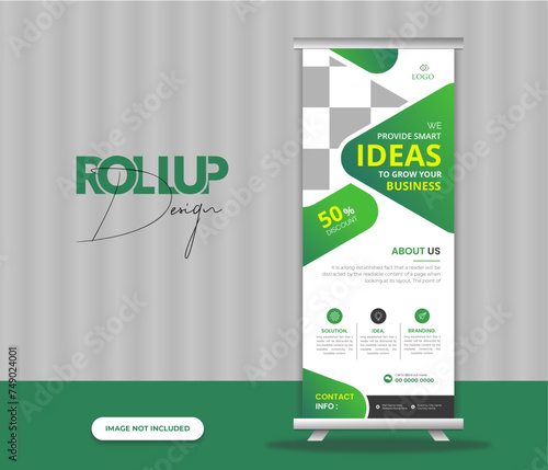 Free corporate and business roll up design, 