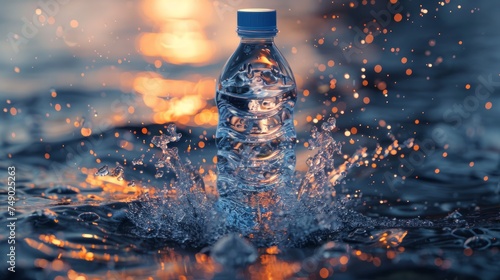 water bottle for hydration with splash