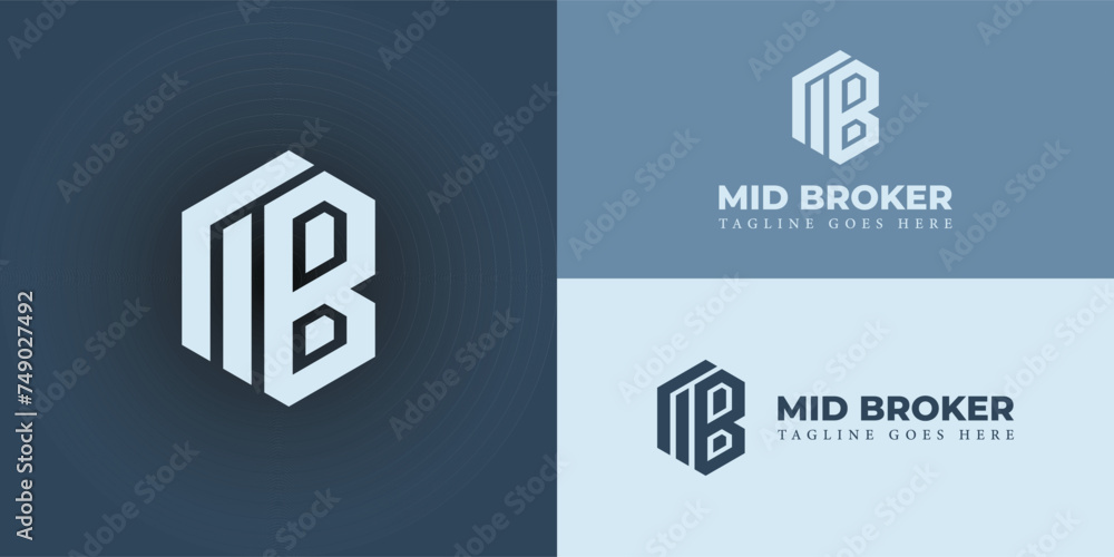 Abstract initial letter MB or BM logo in soft blue color isolated in multiple background colors applied for freight brokerage logo also suitable for the brands or companies have initial name BM or MB. Abstract initial letter MB or BM logo in soft blue color isolated in multiple background colors applied for freight brokerage logo also suitable for the brands or companies have initial name BM or MB.