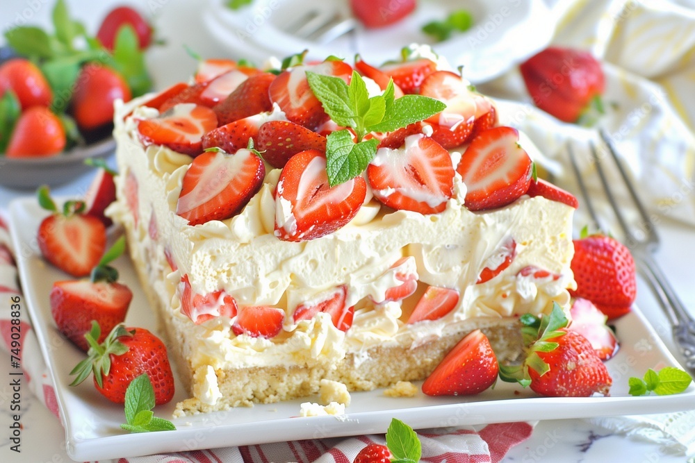 Strawberry Cheesecake Lush Delight Strawberry Cheesecake Lush Delight