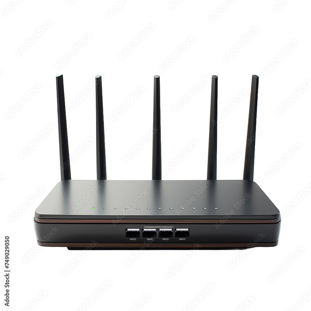 Router isolated on transparent background Router isolated on transparent background