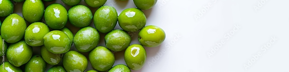 olives and olives on a white background. olives and olives on a white background.