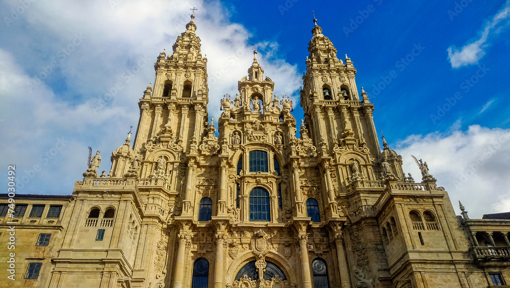 Cathedral of Santiago de Compostela in Spain