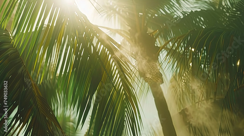 Fototapeta Naklejka Na Ścianę i Meble -  Virtual jungle, where many digital plants and animals create pictures of digital wildlif