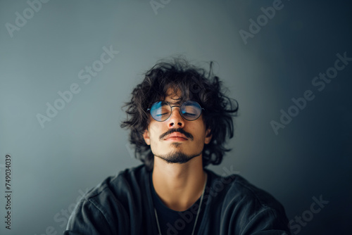 Young gen Z man portrait. Ai generated image. © Snapic.PhotoProduct