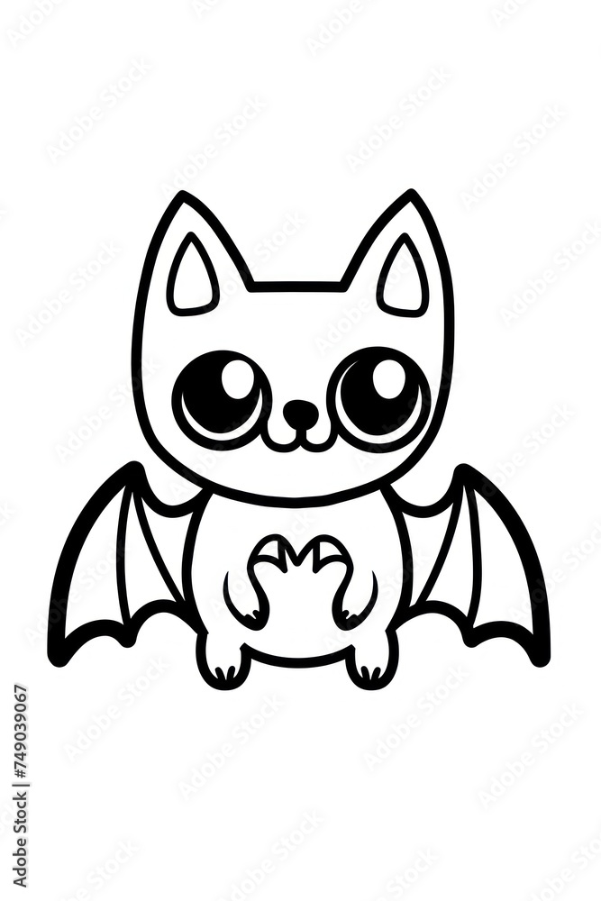 Printable Bat Coloring Pages