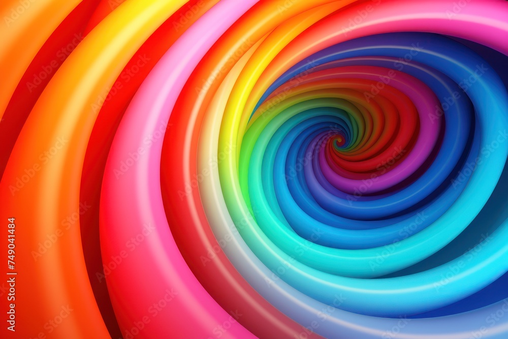a colorful swirl of candy a colorful swirl of candy