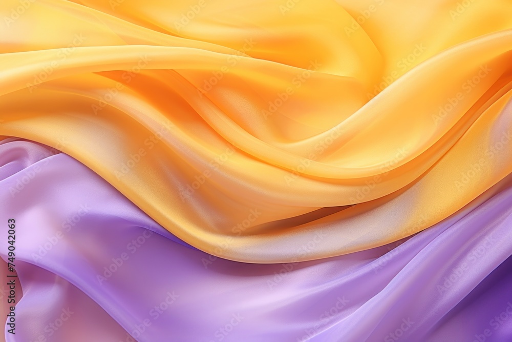 Fototapeta premium a yellow and purple fabric