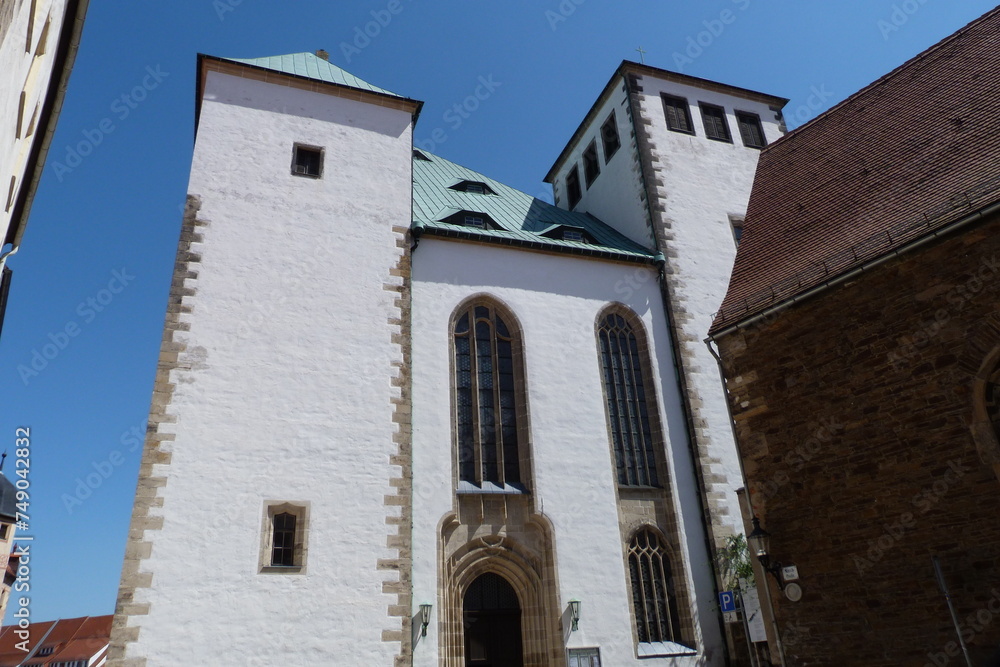 Fototapeta premium Altstadt von Freiberg in Sachsen