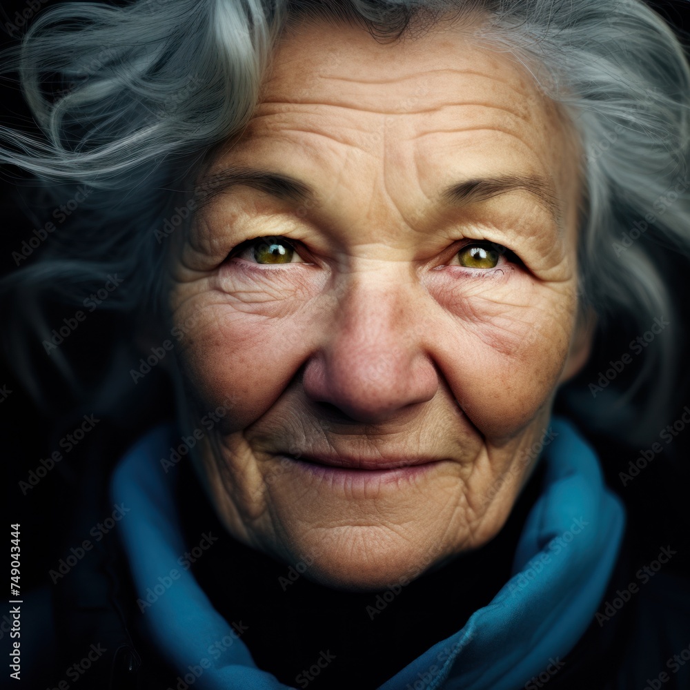 a close-up of a woman a close-up of a woman