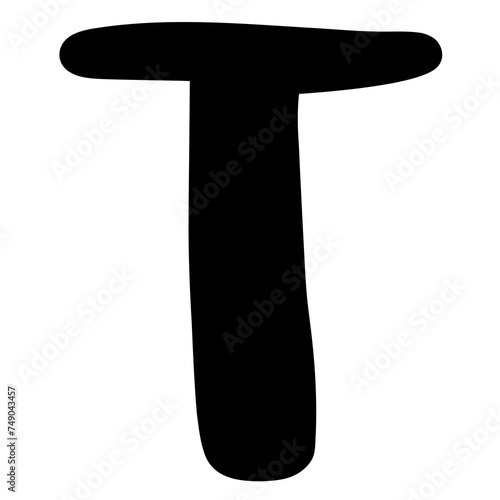 The letter T (Png)