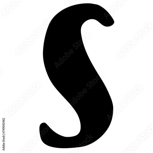 The letter S (Png)